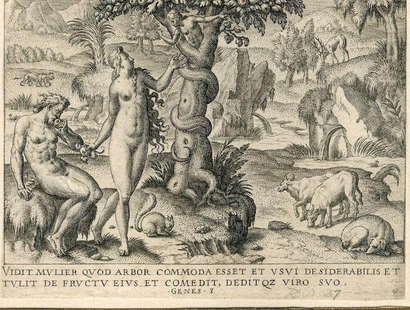 Histoire de la Genèse (04) : Adam et Eve mangeant du fruit défendu