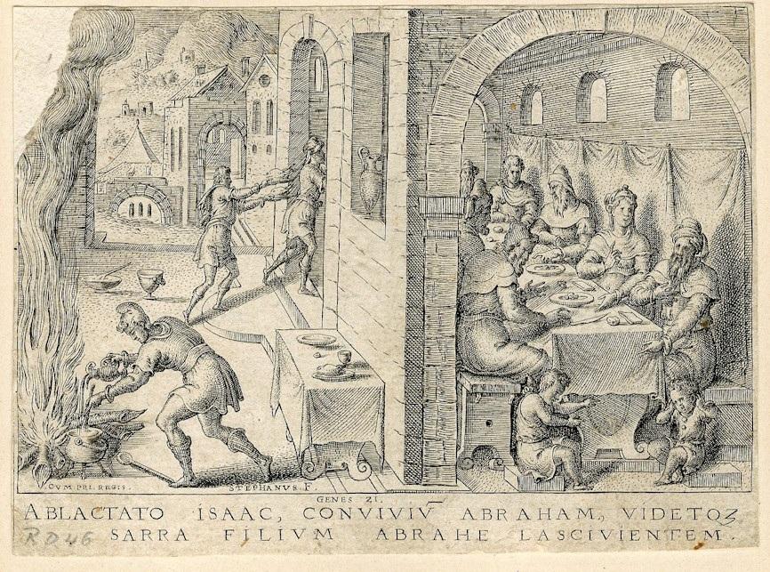 Histoire de la Genèse (23) : Abraham donnant un festin à l'occasion du sevrage de son fils Isaac