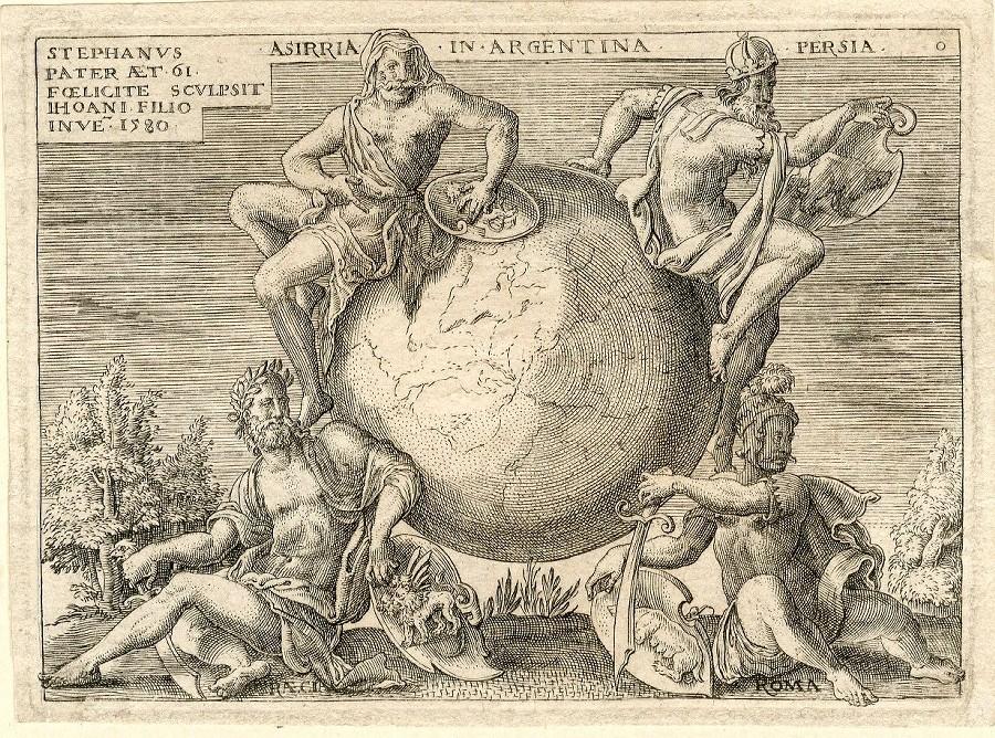 Suite des emblèmes moraux : Les quatre anciennes monarchies