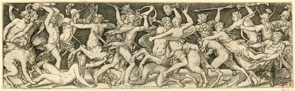 Combats et triomphes : Combat des Lapithes et des Centaures