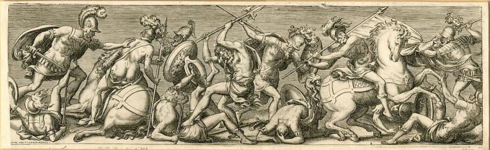 Combats de cavaliers romains