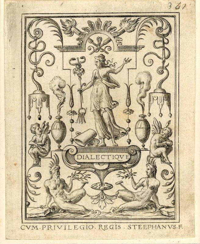 Suite des grotesques à fond blanc : La dialectique