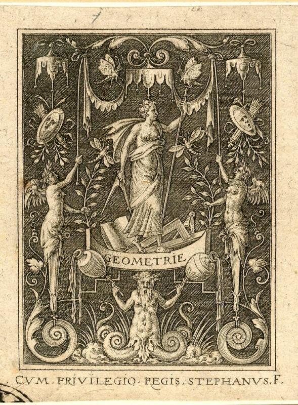 Suite des grotesques à fond noir : La géométrie