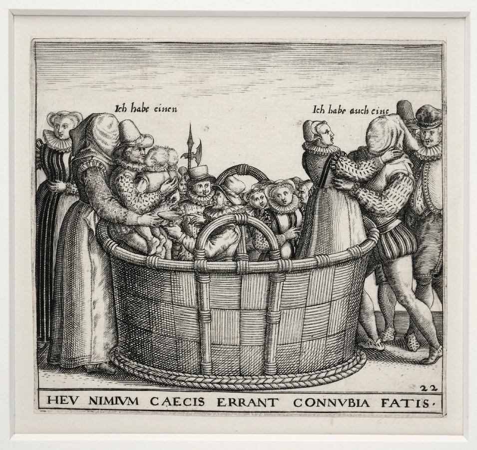 Emblemata saecularia (planche 22) ; HEU NIMIUM VAECIS ERRANT CONNUBIA FATIS