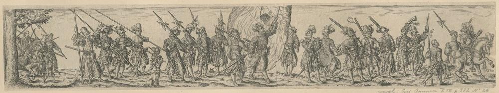 Procession de soldats