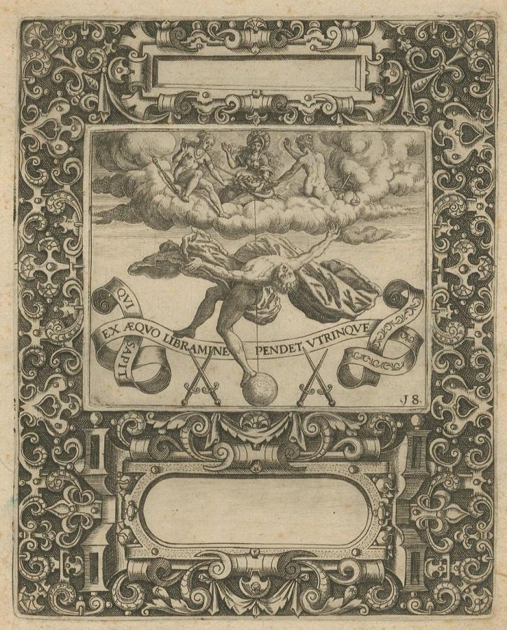 Emblemata Nobilitati ; Gravure d'ornement