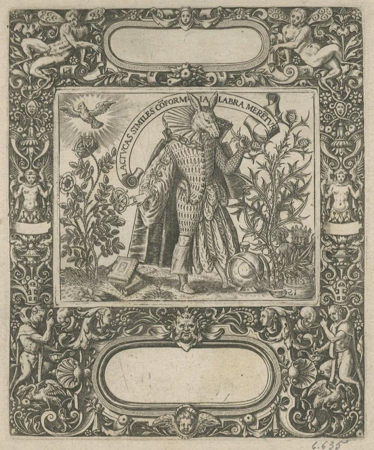 Emblemata Nobilitati ; Gravure d'ornement