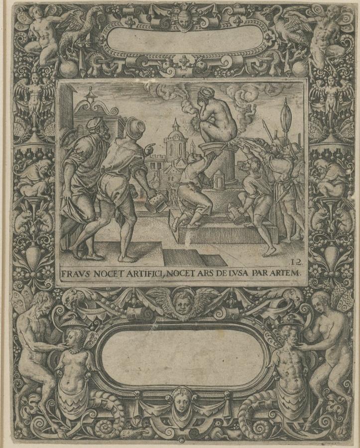 Emblemata Nobilitati ; Gravure d'ornement