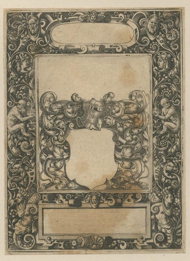 Emblemata Nobilitati ; Gravure d'ornement