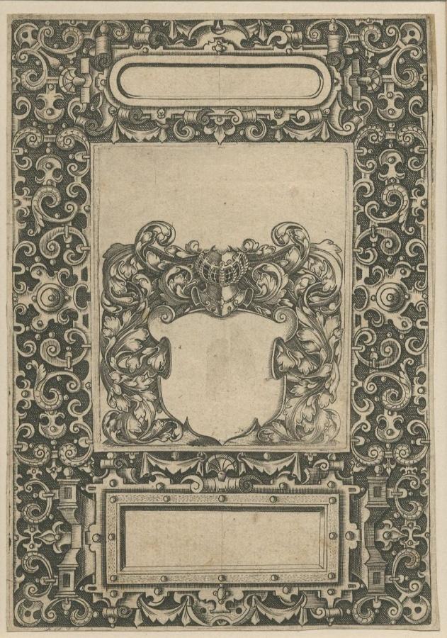 Emblemata Nobilitati ; Gravure d'ornement
