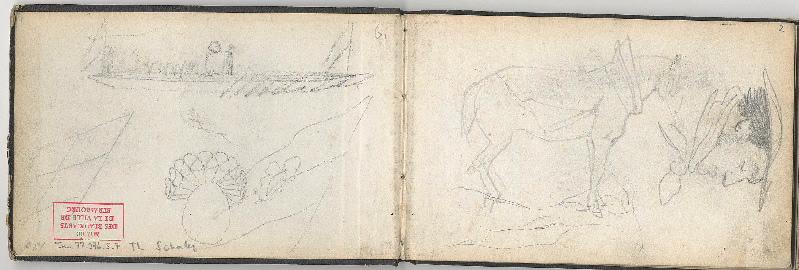 Album de dessins ; Etudes diverses