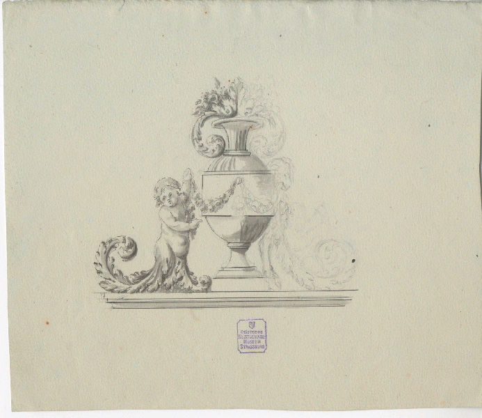 Motif décoratif ; Dessin d'orfèvrerie