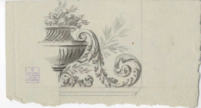Motif décoratif ; Dessin d'orfèvrerie