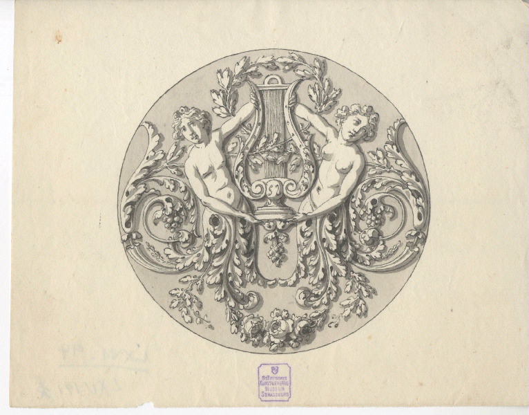 Motif décoratif ; Dessin d'orfèvrerie