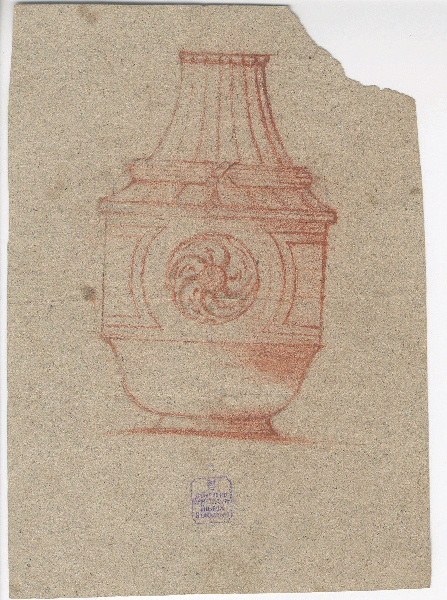 Flacon de toilette ; Flacon ; Dessin d'orfèvrerie