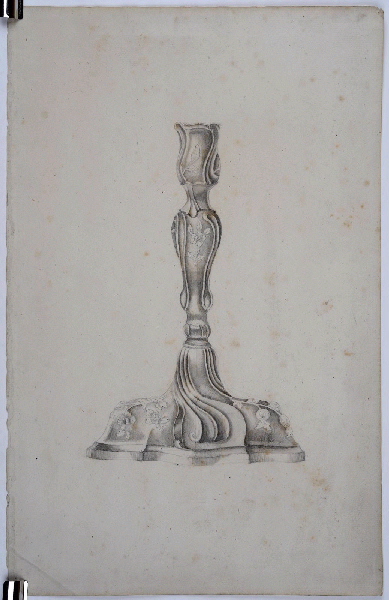 Flambeau ; Dessin d'orfèvrerie