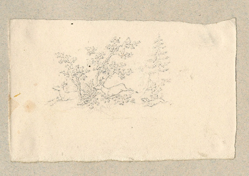 Scène de chasse ; Dessin d'orfèvrerie ; Album de dessins d'orfèvrerie