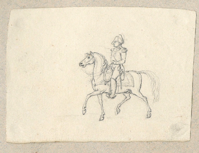 Cavalier ; Dessin d'orfèvrerie ; Album de dessins d'orfèvrerie