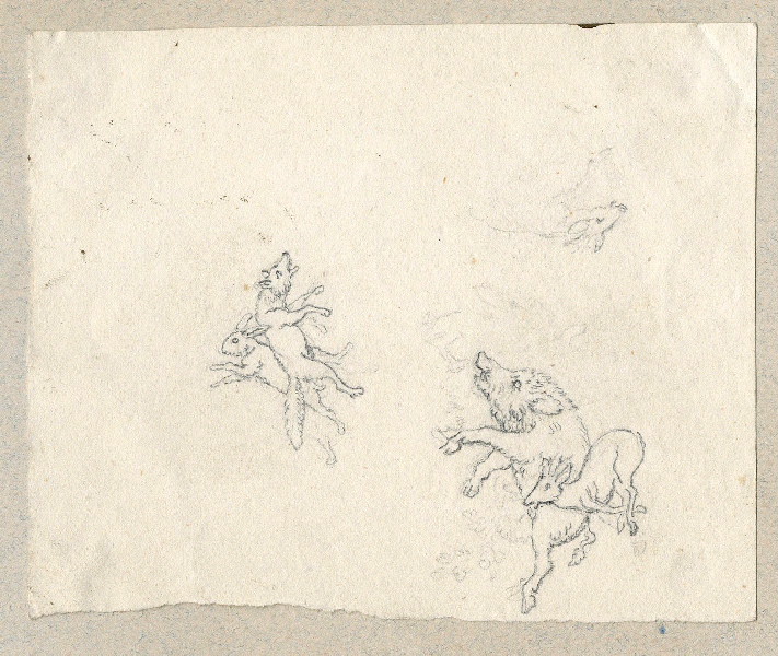 Scène de chasse ; Dessin d'orfèvrerie ; Album de dessins d'orfèvrerie