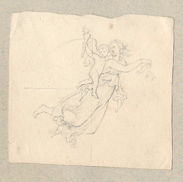 Personnages ; Dessin d'orfèvrerie