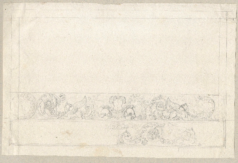 Frises ornementales ; Motif décoratif ; Dessin d'orfèvrerie