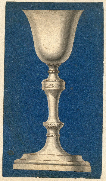 Coupe ; Dessin d'orfèvrerie