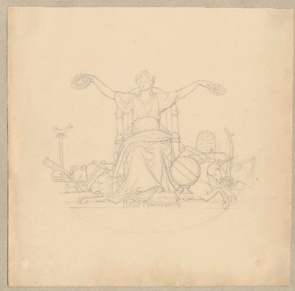 Allégorie de l'Angleterre ; Dessin d'orfèvrerie