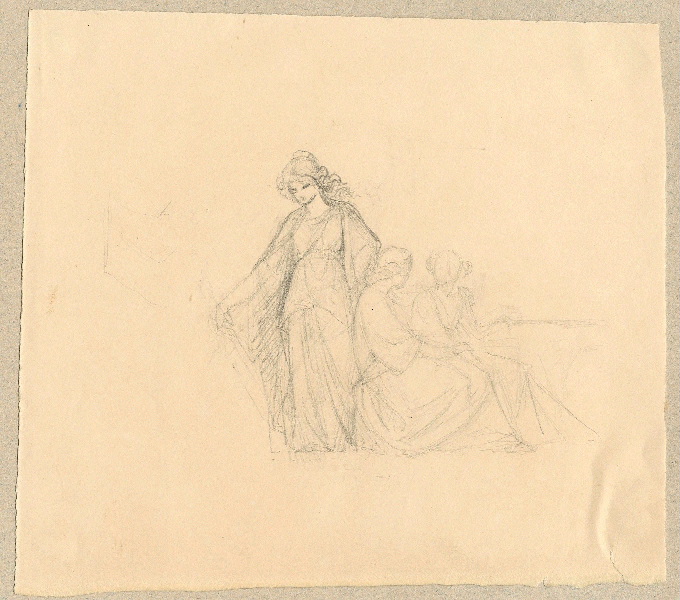 Esquisse ; Dessin d'orfèvrerie