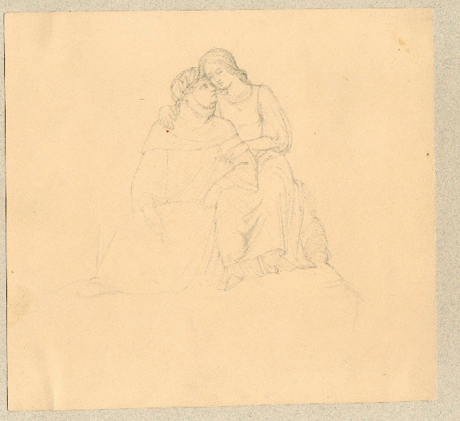 Esquisse ; Laure et Pétrarque