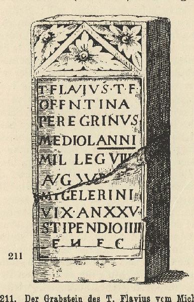 Stèle funéraire de Titus Flavius