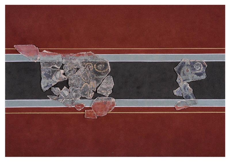 Les peintures murales de la place Kléber (ensemble 2) : Décor de monstres marins ; Inter-panneau