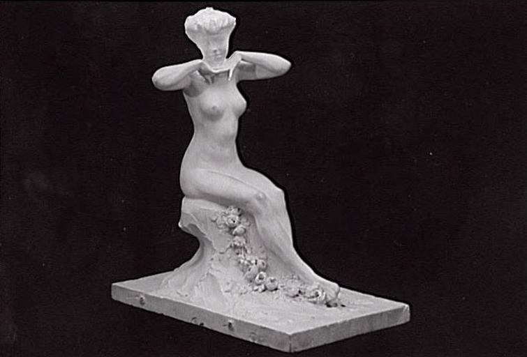 Jeune fille nue ; Nu assis (Ancien titre)