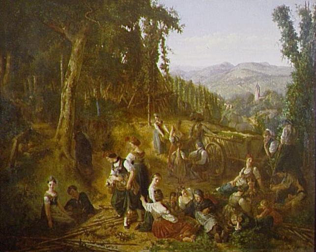 La Cueillette du houblon à Wissembourg
