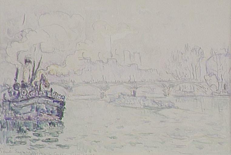 Le Cargo au port du Louvre