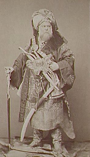Portrait de Franz von Seitz en costume oriental