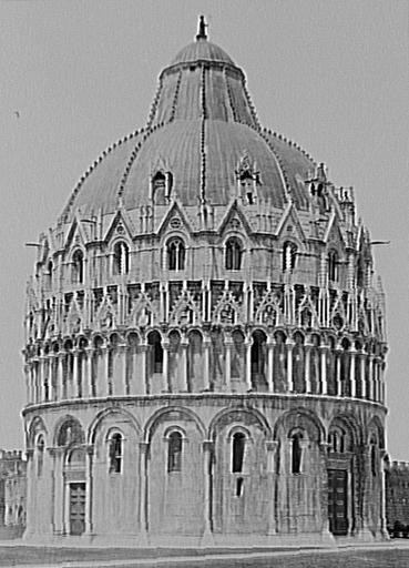 Pise, Baptistère