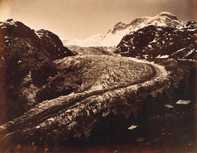 Glacier du Gorner et Breithorn, Suisse