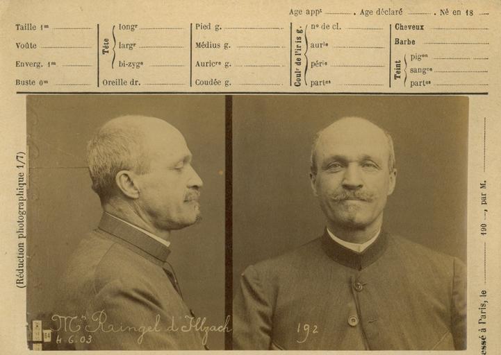 Photographie anthropométrique de Ringel d'Illzach