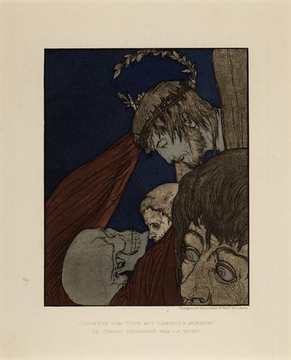 Christus vom Tode mit lorbeer bekrönt ; Le Christ couronné par la Mort (Traduction)