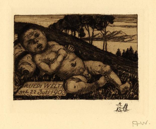 Geburtsanzeige, Ruedi Welti ; Faire-part de naissance, Ruedi Welti (Traduction)