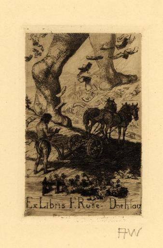 Ex-Libris F. Rose-Doehlau