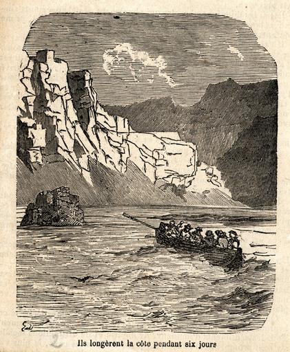 'Ils longèrent la côte pendant six jours', p. 8