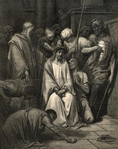 Illustration pour la 'Sainte Bible', Le couronnement d'épines