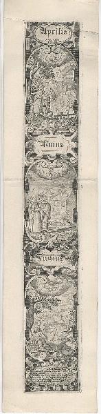 Mois de l'année ; signes astrologiques : représentation figurée