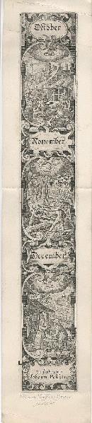 Mois de l'année ; signes astrologiques : représentation figurée