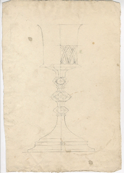 Calice ; Dessin d'orfèvrerie