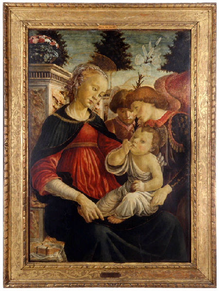 Vierge à l'Enfant avec deux anges
