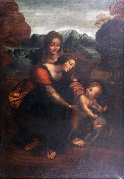 La Vierge à l'Enfant avec sainte Anne ; La Sainte Anne