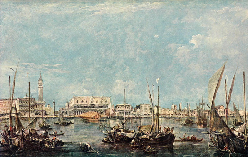 Vue de Venise, prise de San Giorgio Maggiore