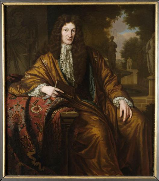 Portrait d'homme en kimono de soie